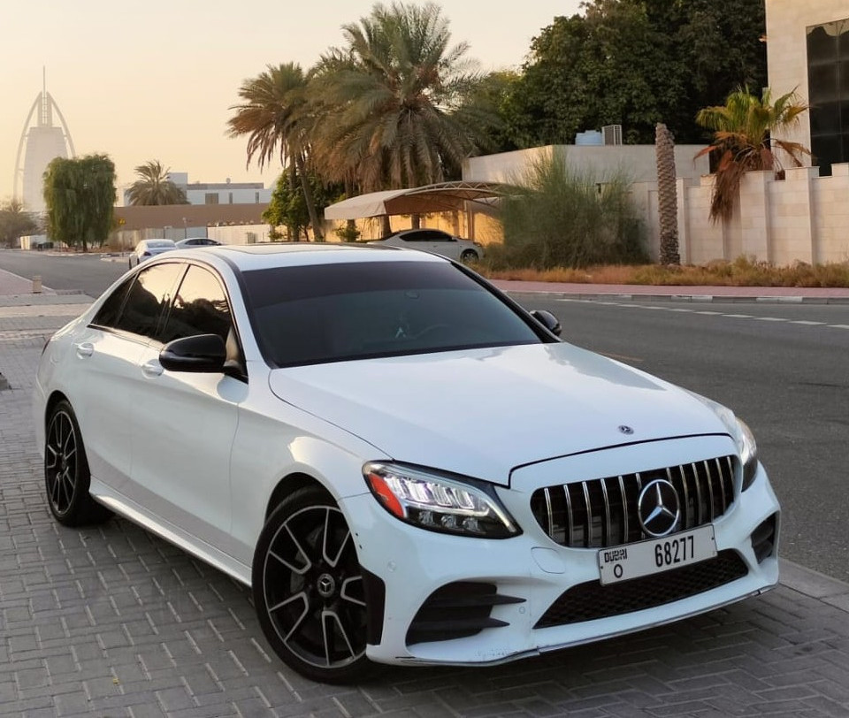 Mercedes C300 for rent in dubai